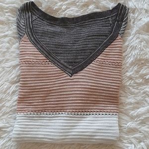 🆕️ Color Block Sweater Top